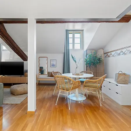 Апартаменты Renting - 3 Massena - Chic Escape Luxury Duplex Place Massena Ницца
